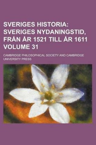 Cover of Sveriges Historia Volume 31