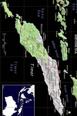 Book cover for Modern Day Color Map of Timor-Leste Journal