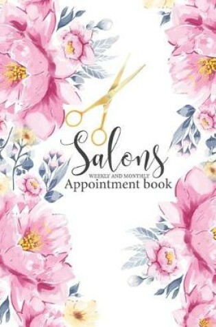 Cover of Salons Appointment book weekly and monthly