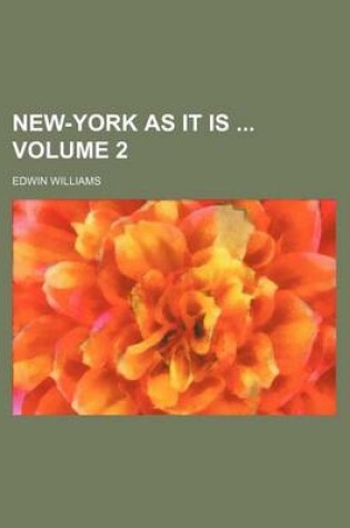 Cover of New-York as It Is Volume 2