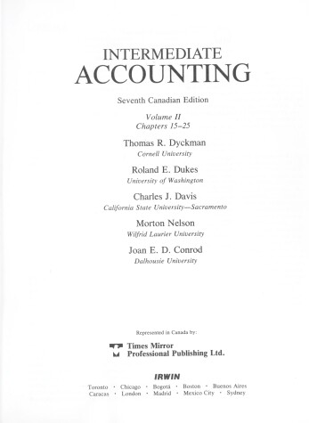 Book cover for Can Intermed Acct V 2