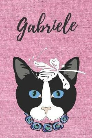 Cover of Gabriele Notizbuch Katze / Malbuch / Tagebuch / Journal / DIN A5 / Geschenk