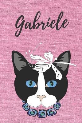 Book cover for Gabriele Notizbuch Katze / Malbuch / Tagebuch / Journal / DIN A5 / Geschenk