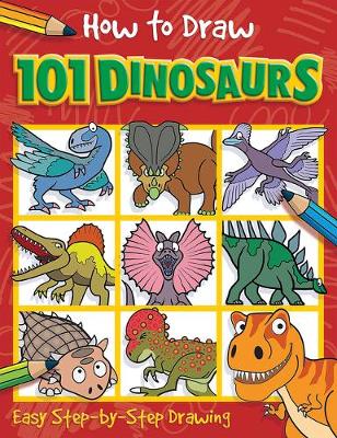 Book cover for How to Draw 101 Dinosaurs