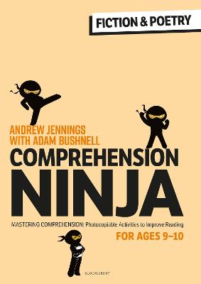 Book cover for Comprehension Ninja for Ages 9-10: Fiction & Poetry