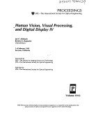 Cover of Human Vision Visual Processing & Digital Displ
