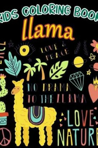 Cover of KIDS COLORING BOOK llama