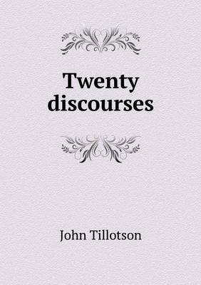Book cover for Twenty discourses