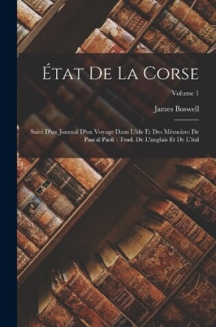 Cover of État De La Corse