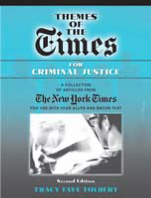 Book cover for Themes of the Times for Criminal Justice (Valuepack Item Only)