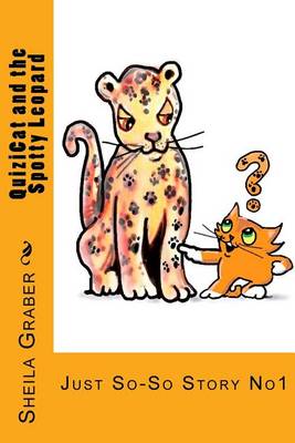 Book cover for QuiziCat and the Spotty Leopard