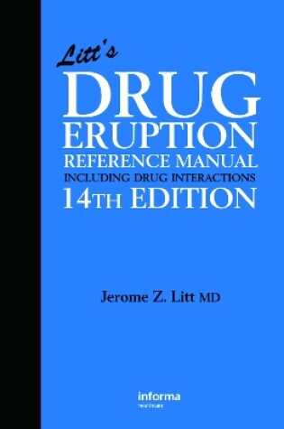 Cover of Litt's Drug Eruption Reference Manual Including Drug Interactions