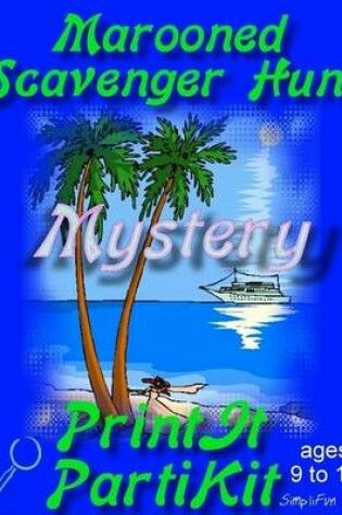 Cover of Marooned Scavenger Hunt for 10 Girls Mystery Party Game and Kit