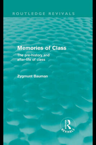 Cover of Memories of Class