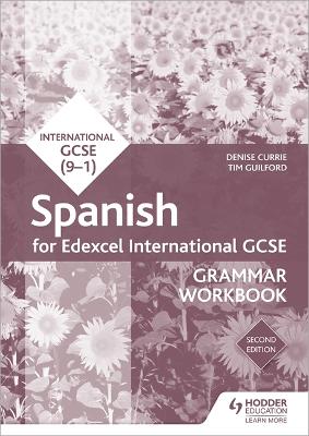 Book cover for Edexcel International GCSE Spanish Grammar Workbook Second Edition