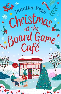 Book cover for Christmas at the Board Game Cafe