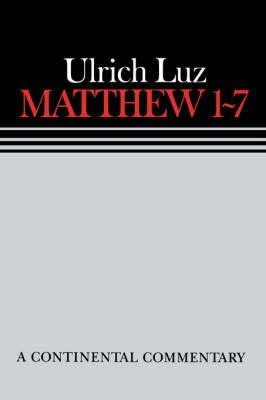 Book cover for Matthew 1 - 7