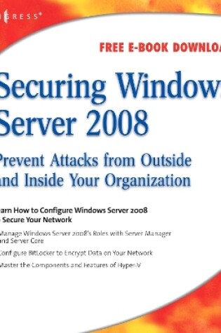 Cover of Securing Windows Server 2008