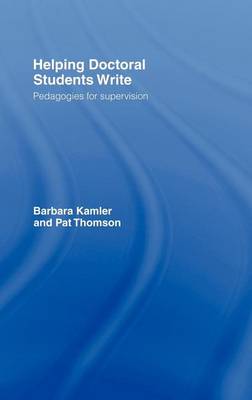 Book cover for Helping Doctoral Students Write