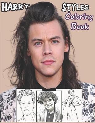 Book cover for Harry Styles Coloring Book