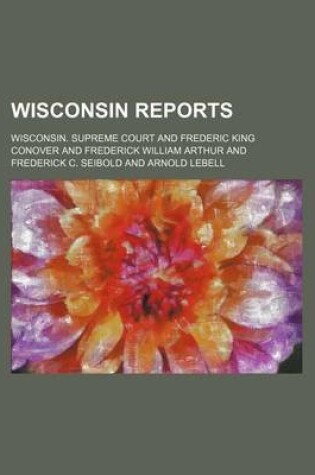 Cover of Wisconsin Reports (Volume 160)