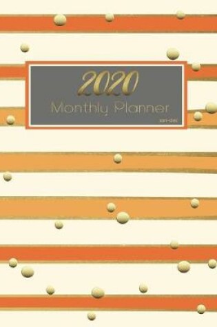 Cover of 2020 monthly planner jan-dec