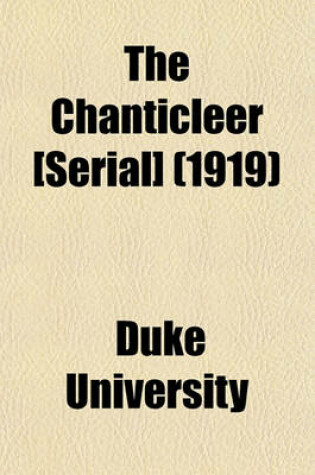 Cover of The Chanticleer [Serial] (1919)