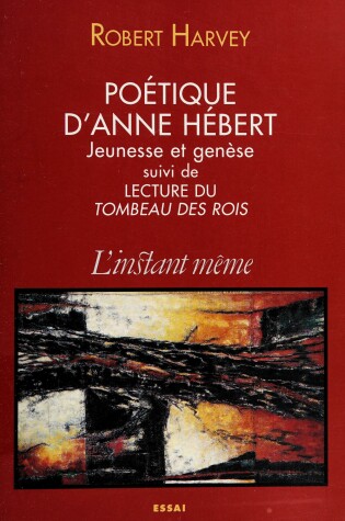 Cover of Poetique D'Anne Hebert