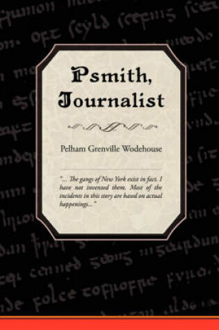 Cover of Psmith, Journalist