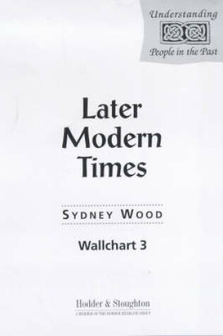 Cover of Later Modern Times Wallchart