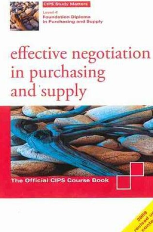 Cover of Effective Negotiation in Purchasing and Supply