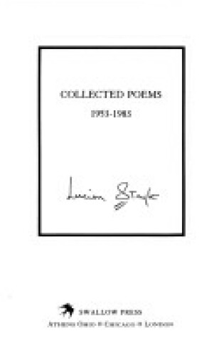 Cover of Collected Poems, 1953-83