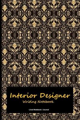 Book cover for Interior designer writing notebook