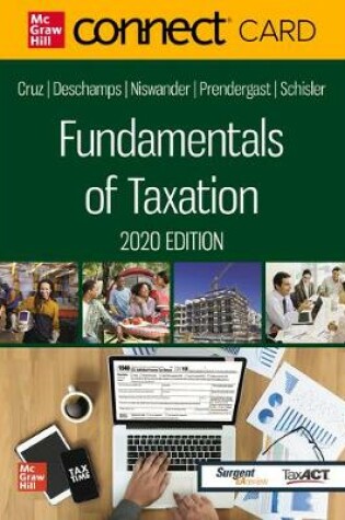 Cover of Connect Access Card for Fundamentals of Taxation 2020 Edition