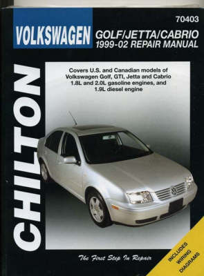 Book cover for Volkswagen Golf, Jetta, Cabrio (1999-2002)