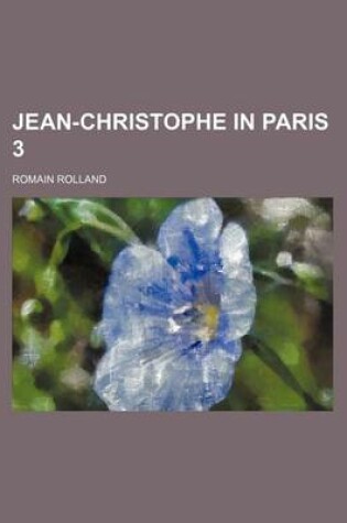 Cover of Jean-Christophe in Paris 3