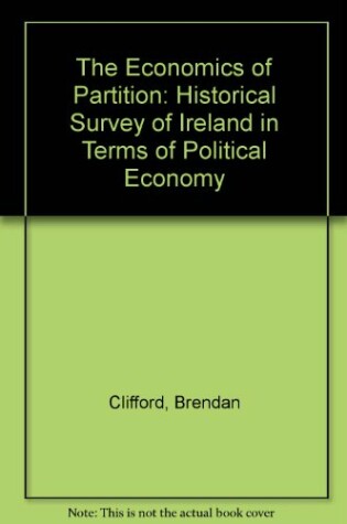 Cover of The Economics of Partition