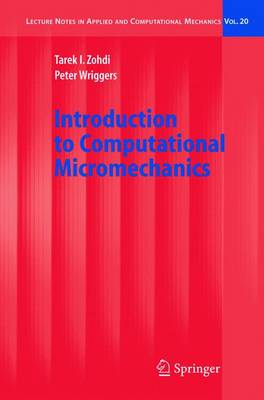 Book cover for An Introduction to Computational Micromechanics