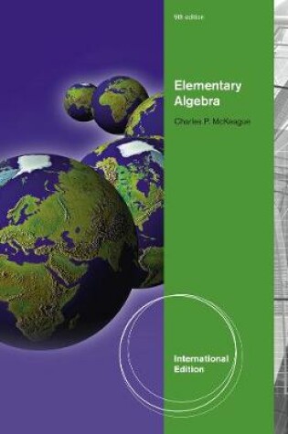 Cover of Elementary Algebra, International Edition