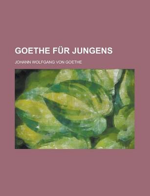 Book cover for Goethe Fur Jungens