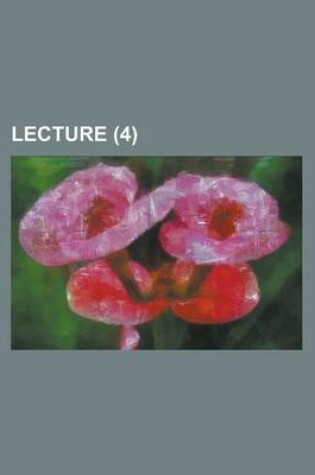 Cover of Lecture (4)