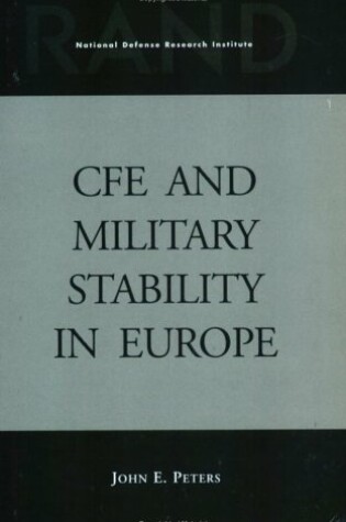 Cover of CFE and Military Stability in Europe
