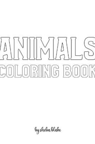 Cover of Animals with Scissor Skills Coloring Book for Children - Create Your Own Doodle Cover (8x10 Softcover Personalized Coloring Book / Activity Book)