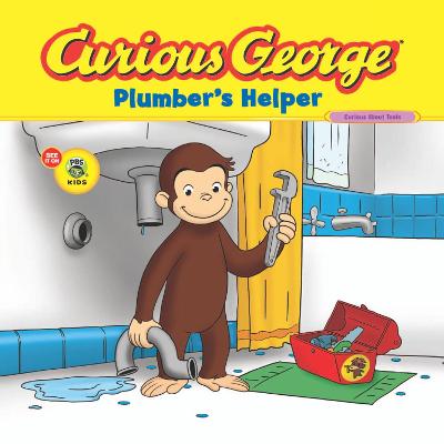 Book cover for Curious George Plumber's Helper (Cgtv Read-Aloud)