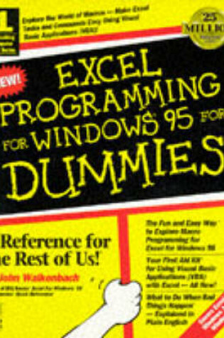 Cover of Excel Programming for Windows '95 For Dummies