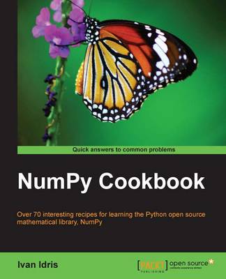 Book cover for NumPy Cookbook