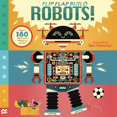 Cover of Flip, Flap, Build: Robots