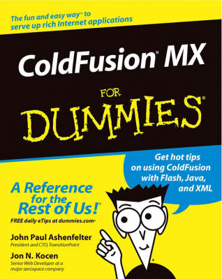 Book cover for ColdFusion MX For Dummies