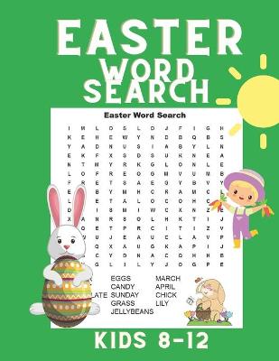 Book cover for Easter Word Search Kids 8-12