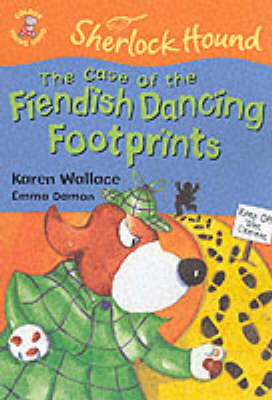 Book cover for The Case of the Fiendish Dancing Footprints